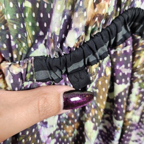 Lululemon City Summer Dress Floral Sport White Multi Size 4 Activewear Tennis - Picture 12 of 13